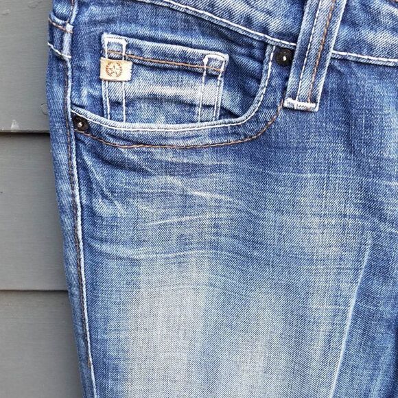 Big Star Maddie Mid Rise Boot Cut Jeans Size 28L - Picture 4 of 9